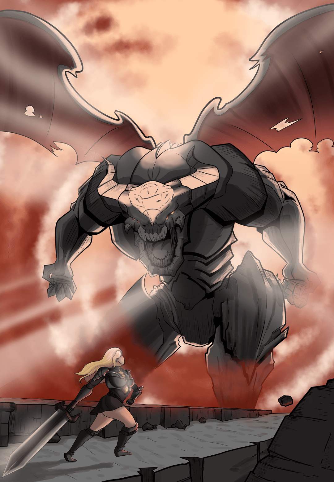 Action Comic Scene Image